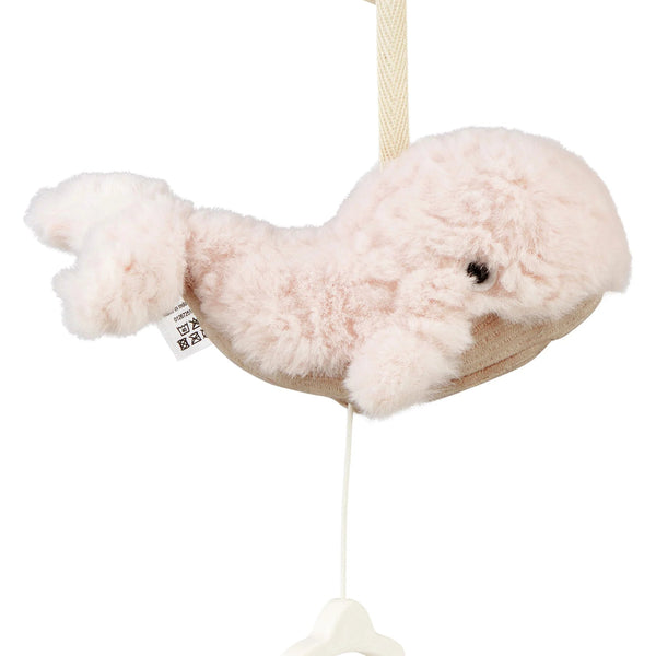 Peluche musicale Baleine – Rose poudré – 18 cm STERNTALER