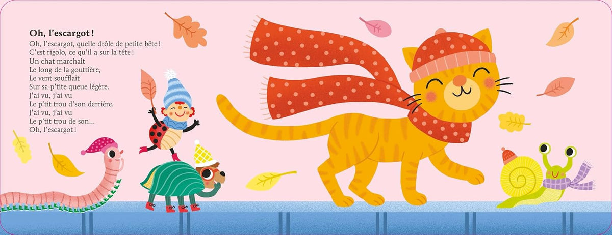 Petites comptines des petites bêtes – livre sonore bébé MILAN