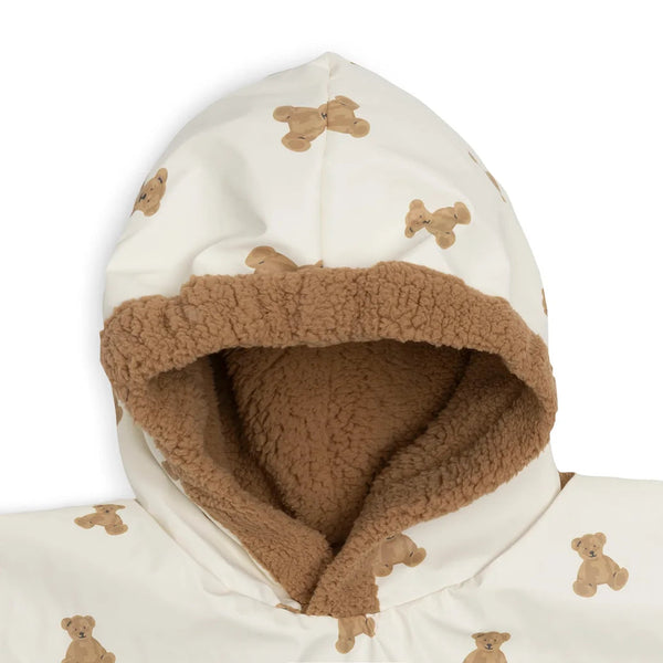 Poncho déperlant Mini Teddy Bear – Doublure Teddy Fleece – 12/36 mois JOLLEIN