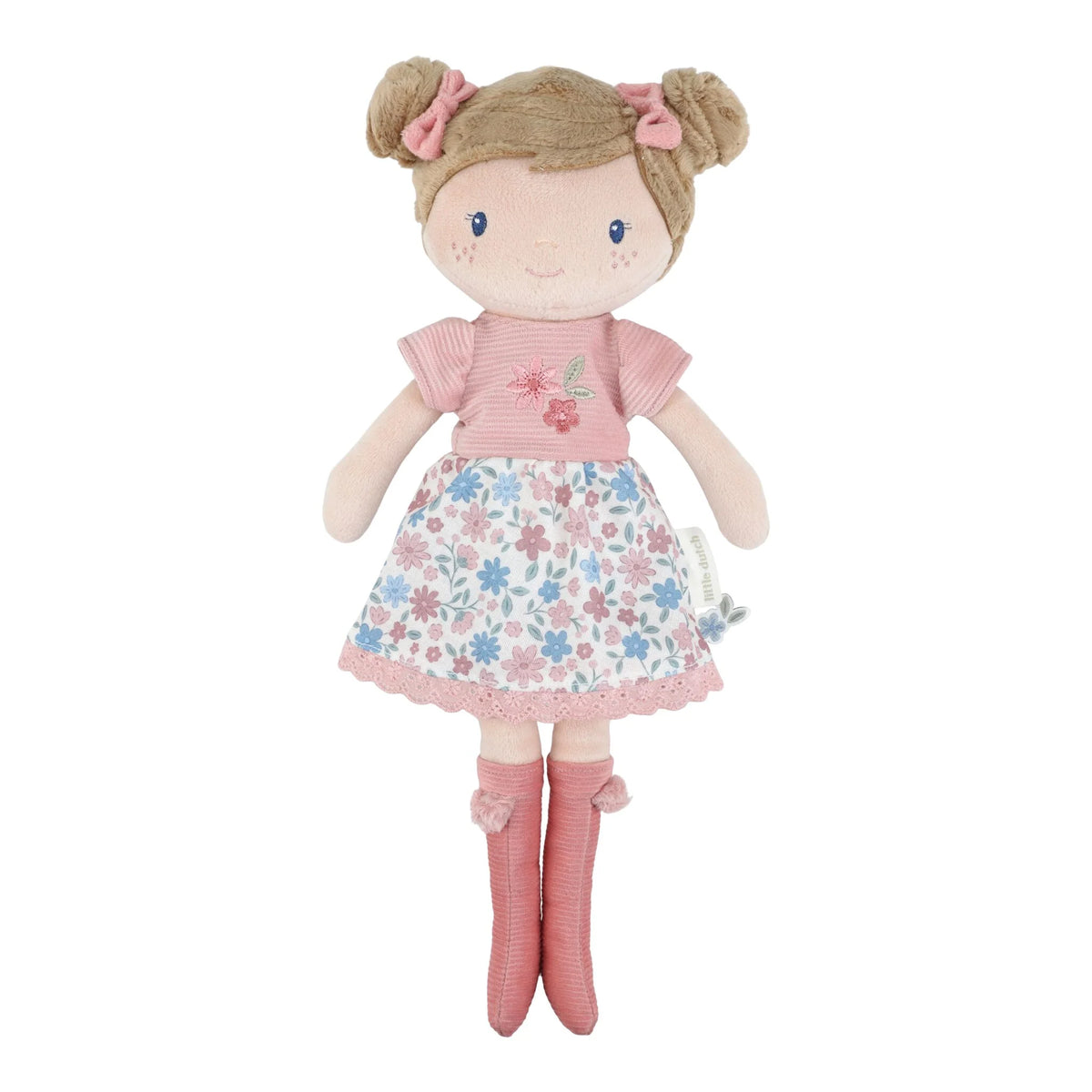 poupée en tissu 35 cm rosa souple bébé 12 mois, une poupée câlin enfant 1 an