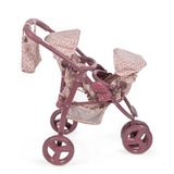 Poussette Double pour Poupées Cherry Fleurs – Pasito a Pasito 🌸 PASITO A PASITO
