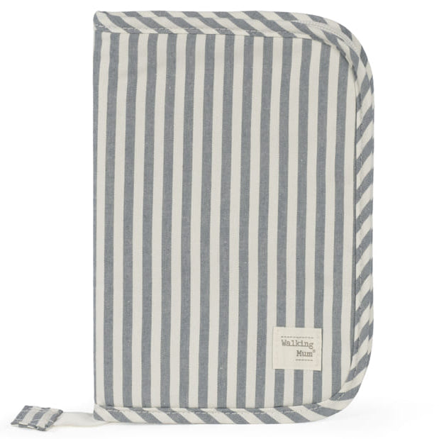 Protège-carnet de santé bébé Praliné Rayures Matcha – Walking Mum walking mum