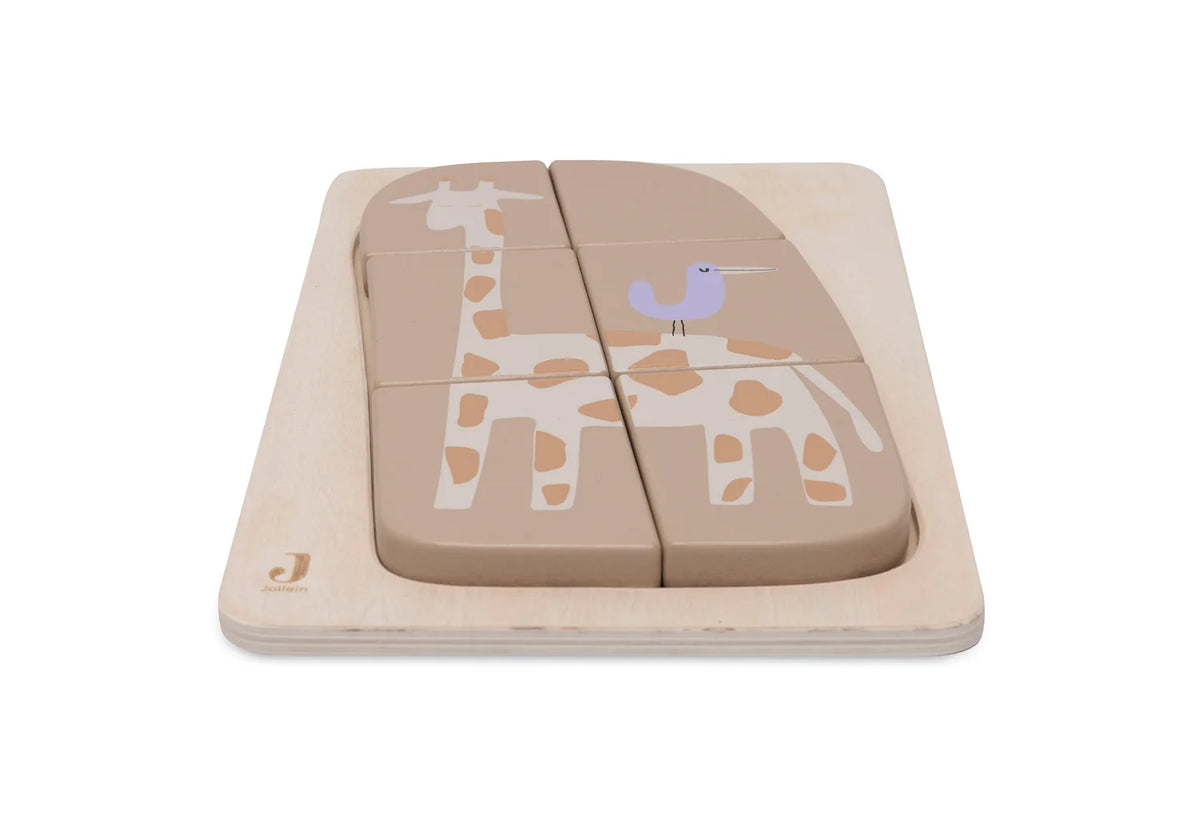 Puzzle en bois Girafe Jungle Jambo – 6 pièces – Jollein