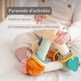Pyramide d'activités souple Léon le Lion 18 cm – Nattou 🦁 NATTOU