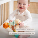 Pyramide d'activités souple Léon le Lion 18 cm – Nattou 🦁 NATTOU