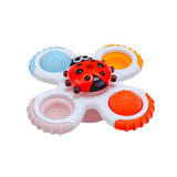 Jouets bébé ventouse sensoriels – Lot de 3 spinners BO JUNGLE
