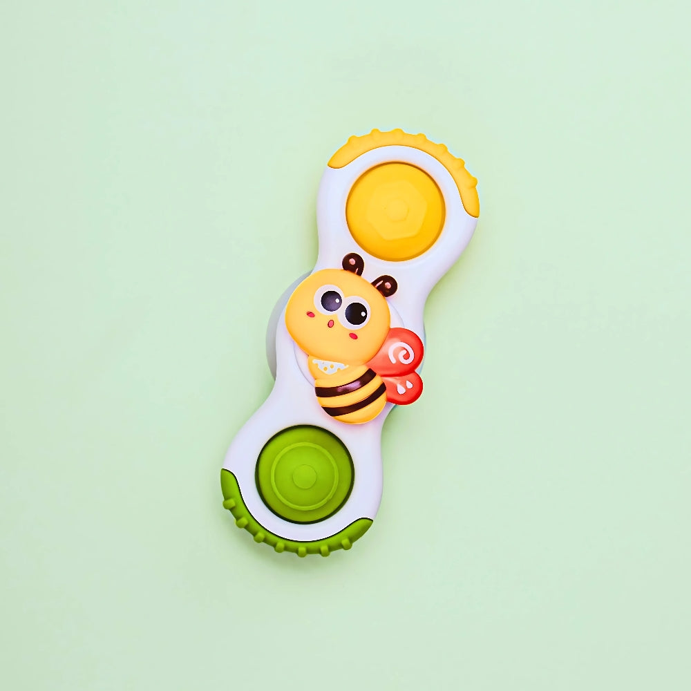 Jouets bébé ventouse sensoriels – Lot de 3 spinners BO JUNGLE