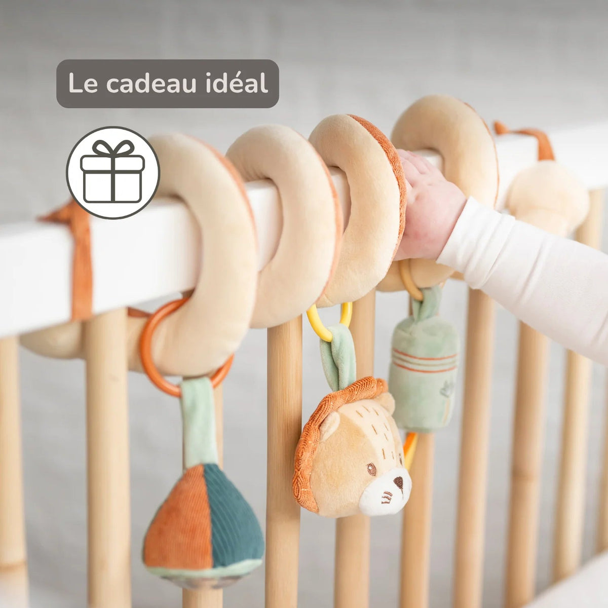 Spirale d'activités suspendue Léon le Lion 25 cm – Nattou 🦁 NATTOU