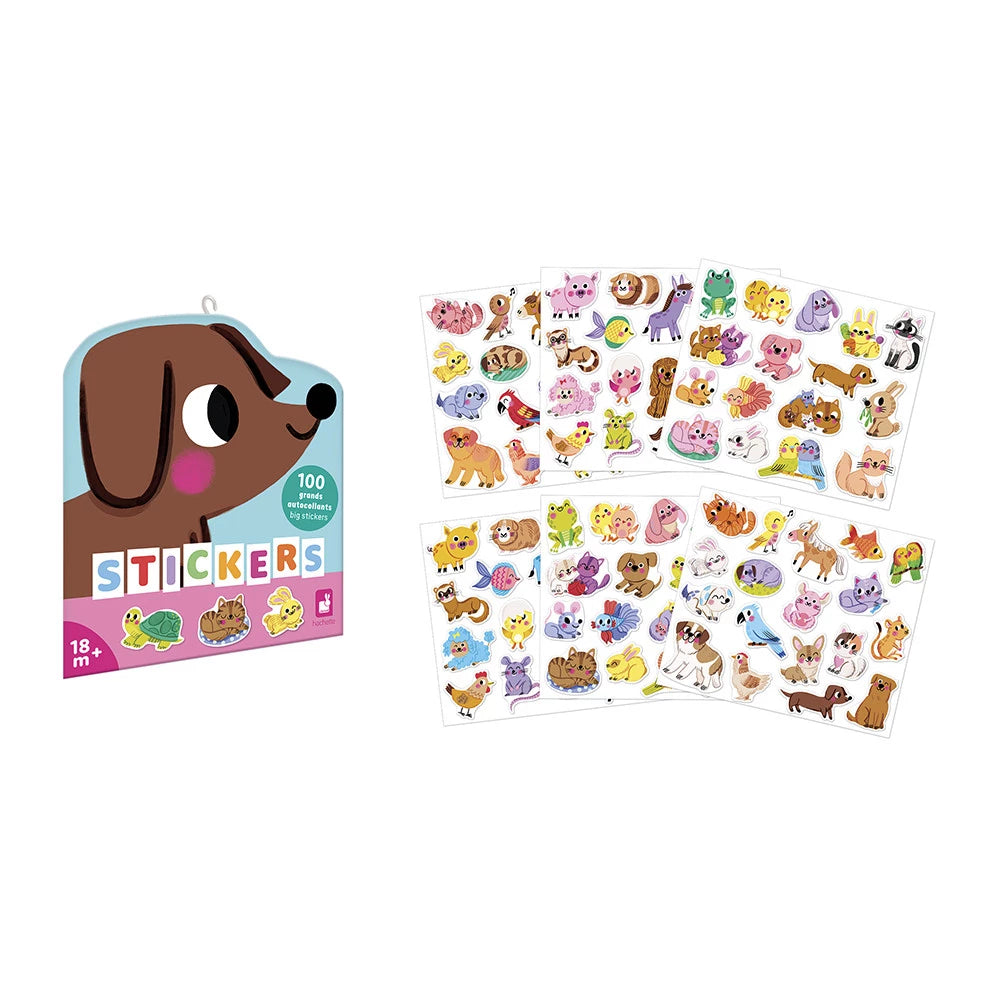 Stickers Animaux de Compagnie x100 – Janod 🐶🐱 JANOD