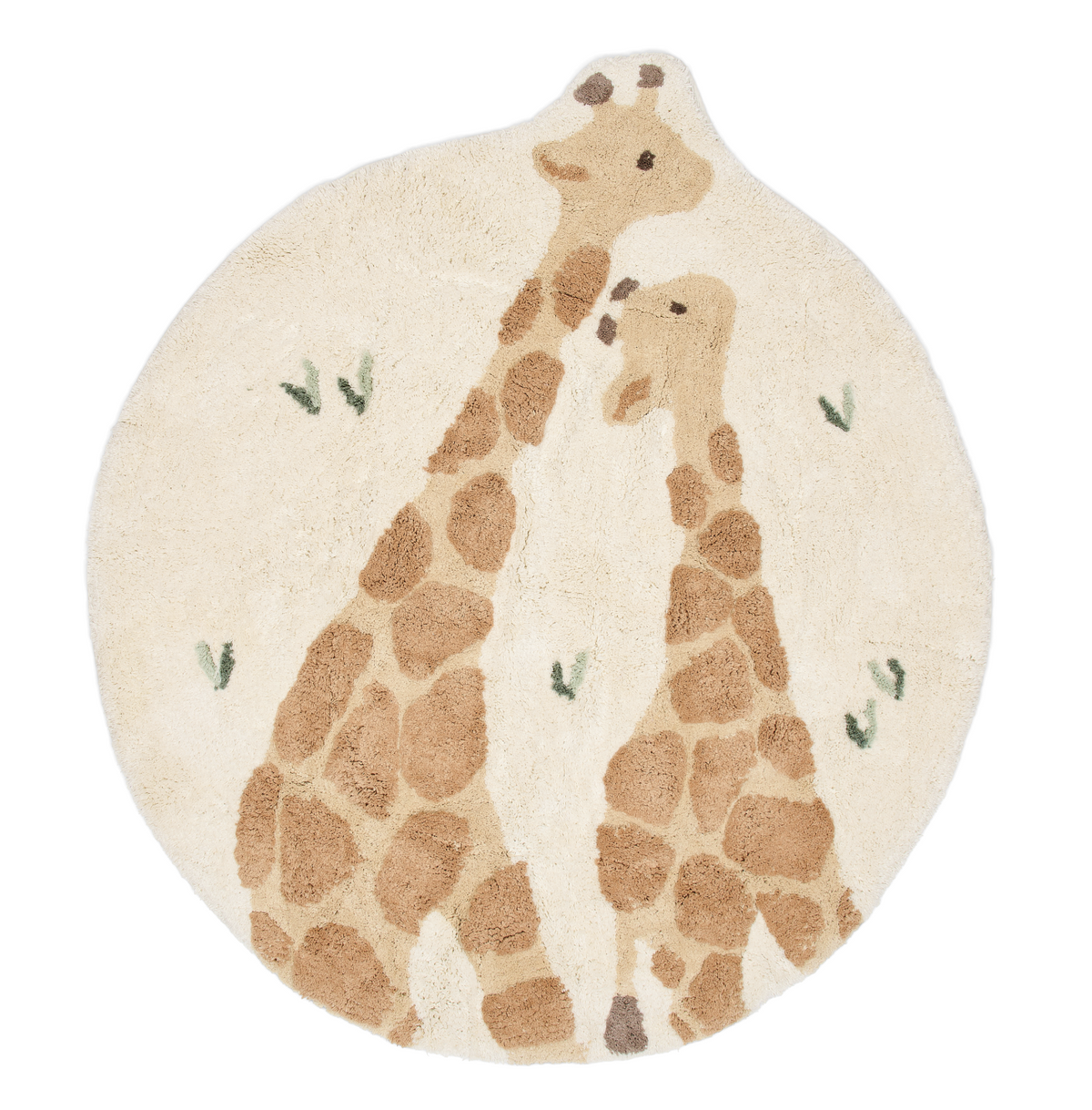 Tapis enfant girafe en coton bio : le choix idéal pour une chambre douce, confortable et pleine de charme.