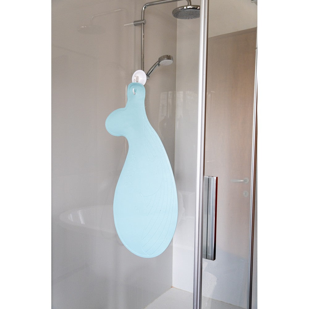Tapis de bain bébé antidérapant baleine Dobbs – Bleu BO JUNGLE