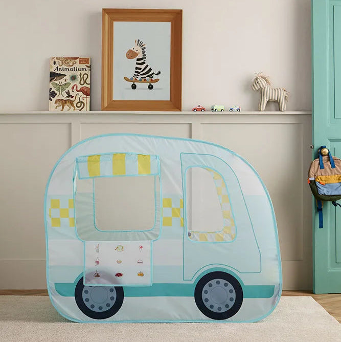Tente enfant food truck – cabane de jeu convertible dès 2 ans