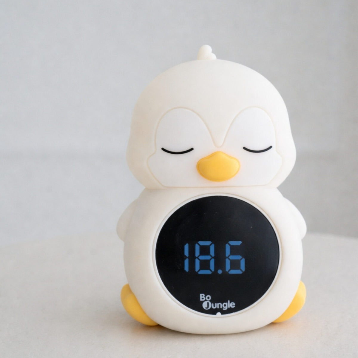 Thermomètre digital 3-en-1 Pingouin – Bain, chambre et veilleuse – Bo Jungle
