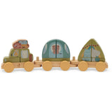 Train à empiler en bois Jollies Camping – 11 pièces – Dès 12 mois JOLLEIN
