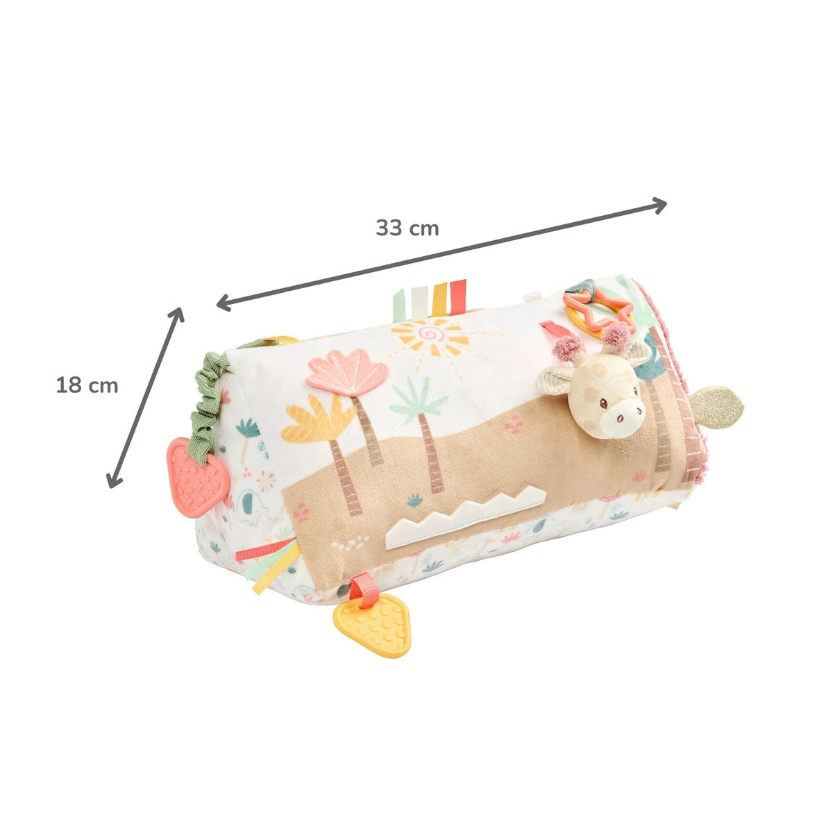Triangle d'activités souple Gina la Girafe 33 x 18 cm – Nattou 🦒 NATTOU