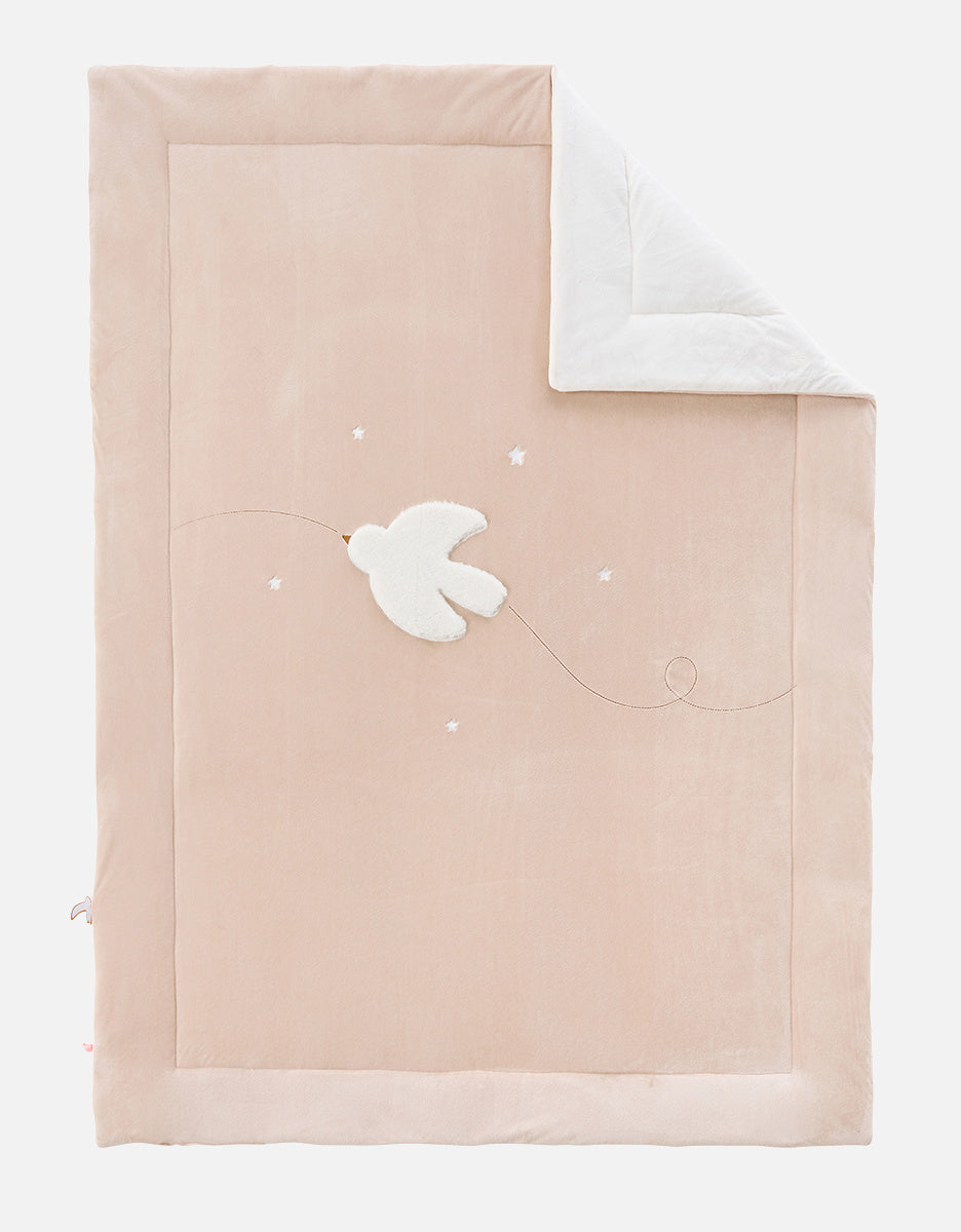 Couverture 100x140cm, Veloudoux® - Colombe