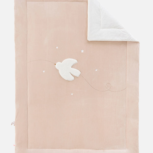 Couverture 100x140cm, Veloudoux® - Colombe