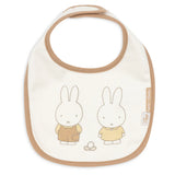 Lot de 5 bavoirs bébé imperméables Miffy Family Farm avec velcro pratique. Protégez les vêtements de bébé et facilitez les repas. Motifs colorés et adorables.