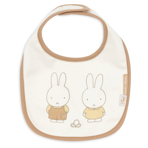 Lot de 5 bavoirs bébé imperméables Miffy Family Farm avec velcro pratique. Protégez les vêtements de bébé et facilitez les repas. Motifs colorés et adorables.
