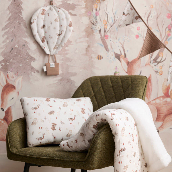 Couverture bébé cosy forest (70 x 100 cm) BB & CO