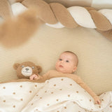 Couverture Bébé Ours Björn – Réversible Teddy & Velours – 75 x 100 cm 🧸🤎 TROIS KILOS SEPT