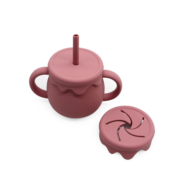 Mug 3-en-1 Dark Pink Petit coeur salé