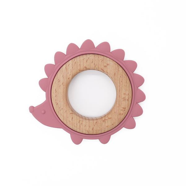 Anneau de dentition hérisson dark pink