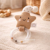 Hochet Étoile Heaven Clay/Warm Linen BABY'S ONLY