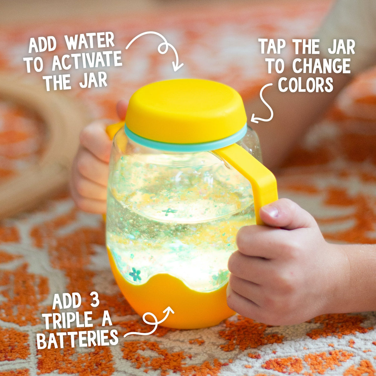 JAR SENSORIELLE JAUNE GLO PALS