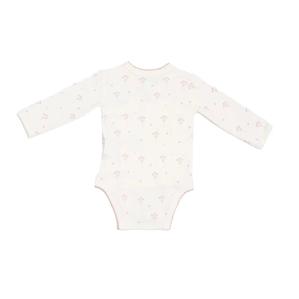 Kit naissance 6 pièces fille - Motif floral - 1 mois