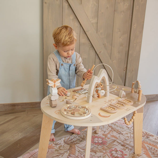 Table d’activités en bois - Nougat