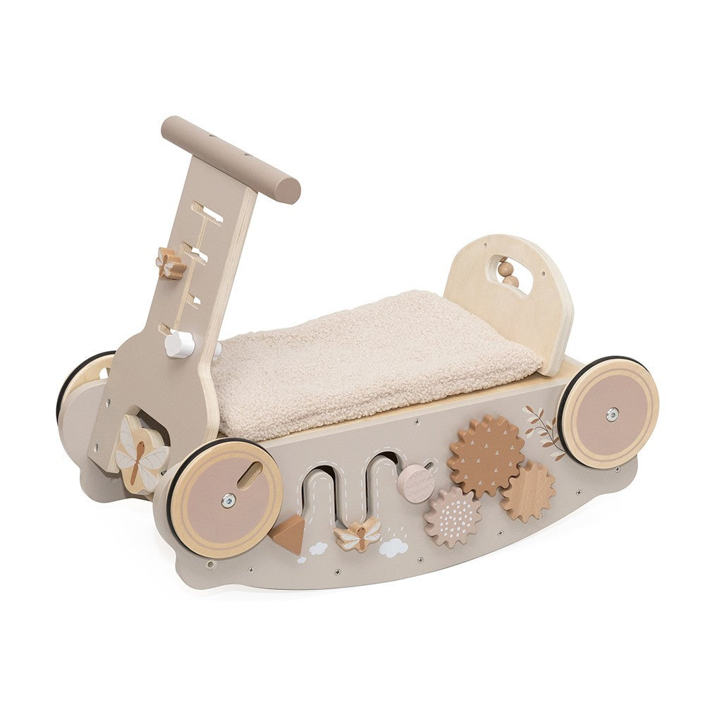3-en-1 Bascule, Trotteur et Voiture – Nougat