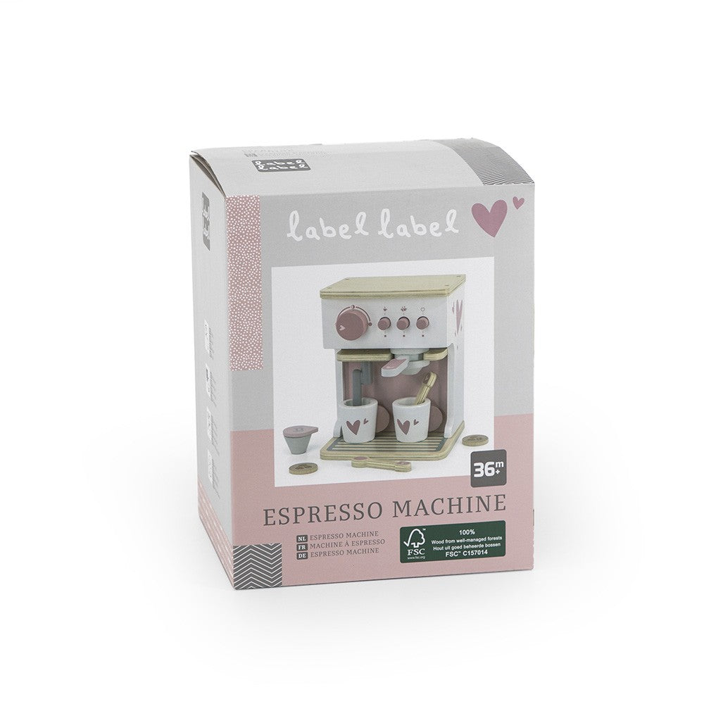 Machine à expresso en bois – Rose