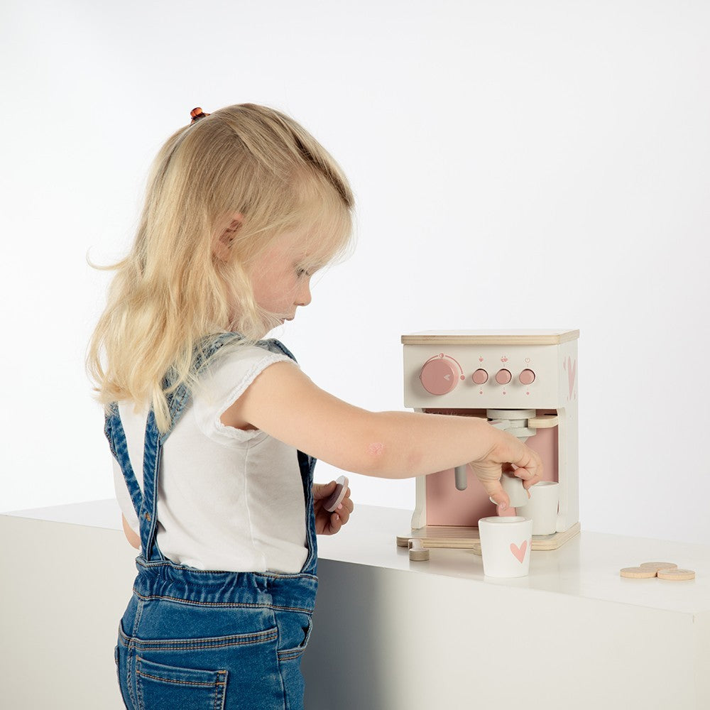 Machine à expresso en bois – Rose