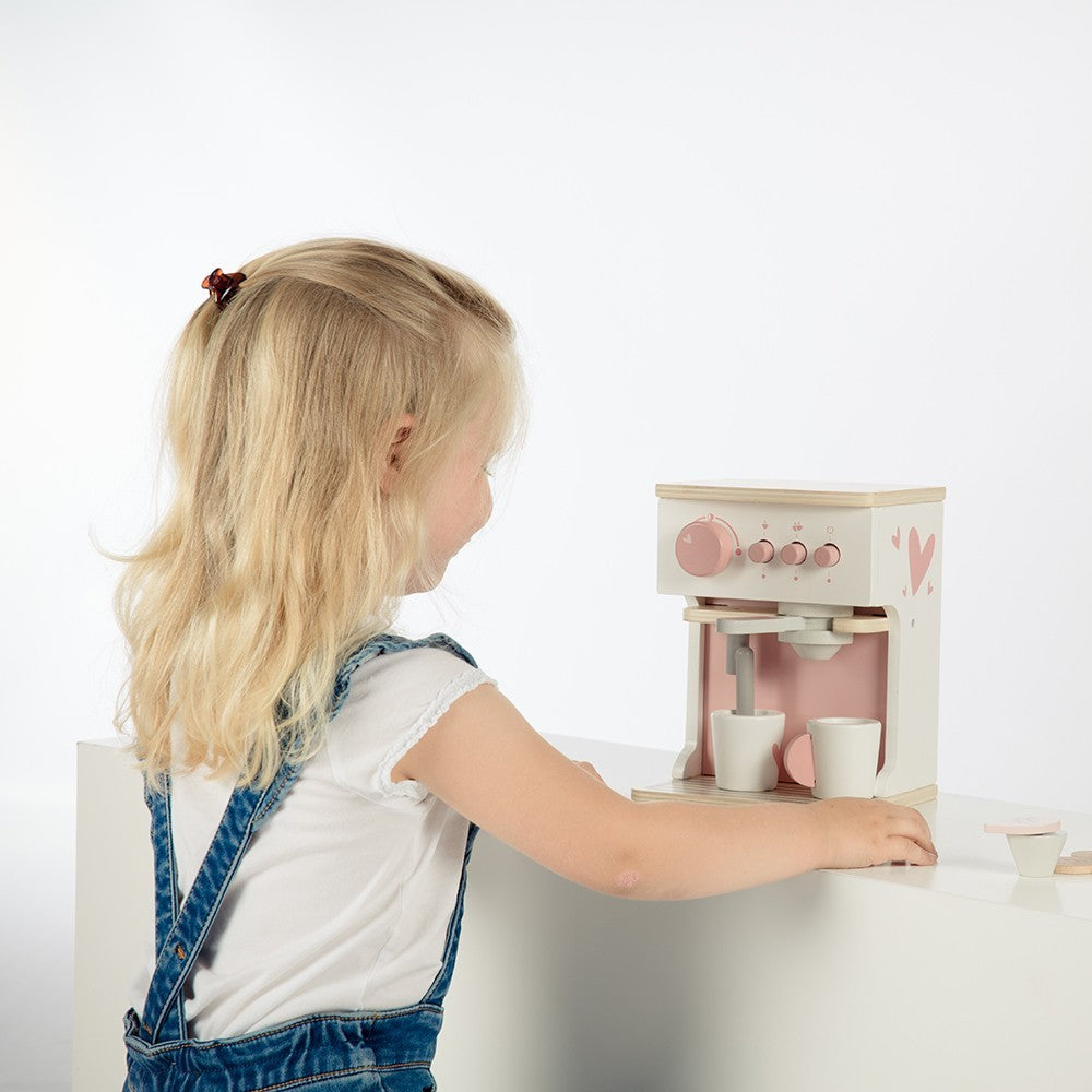 Machine à expresso en bois – Rose