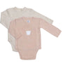 Lot de 2 Bodies Bébé Ourson – Ouverture Devant