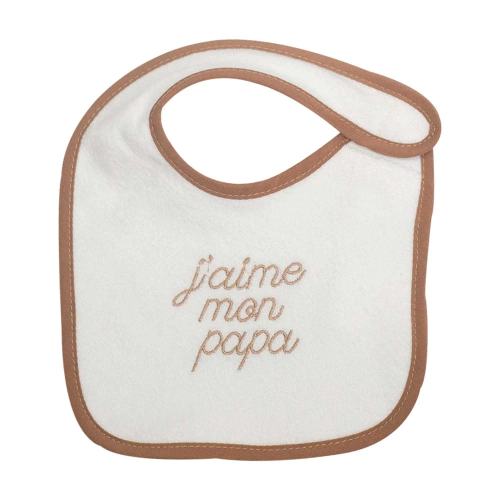 Lot de 6 bavoirs naissance brodés 0-4 mois