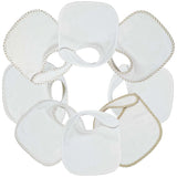 Lot de 7 bavoirs – Essentiels beige TROIS KILOS SEPT