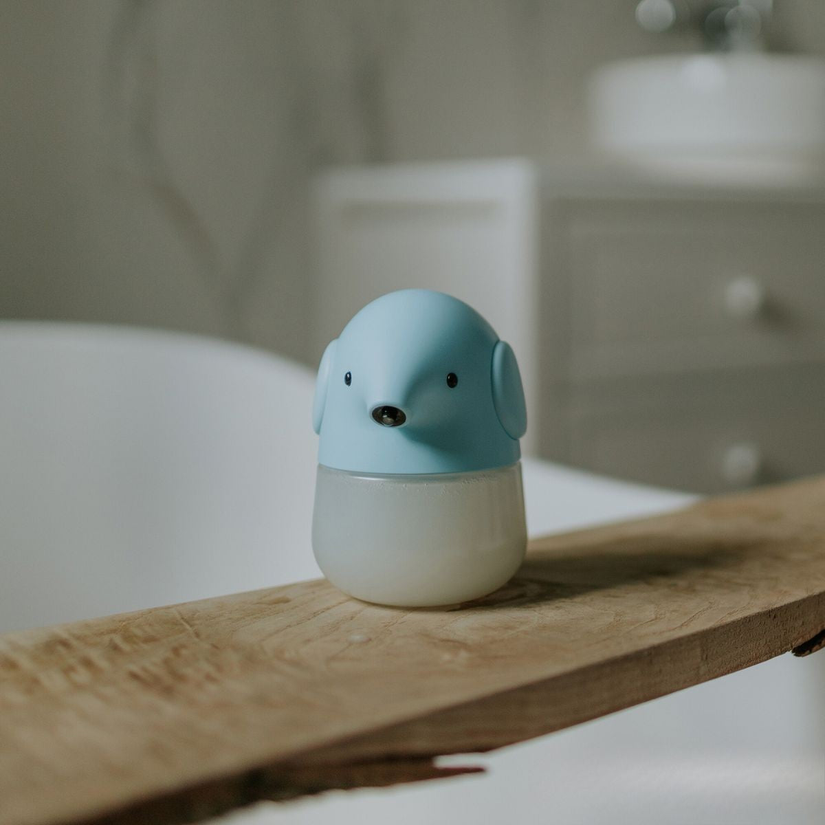 Distributeur automatique de savon Éléphant bleu Mary's