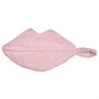 Trousse de Toilette "Kiss" en Éponge Bambou Rose – Cadeau Idéal pour Maman