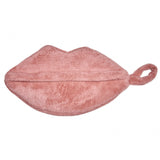 Trousse de toilette Kiss marsala 💋 en éponge bambou – un cadeau chic et pratique pour maman. Douce, imperméable et certifiée OEKO-TEX®, parfaite pour ranger maquillage et soins.