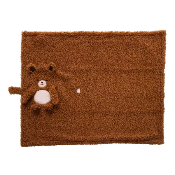 Plaid Gaston l'Ourson 100x75 cm Marron