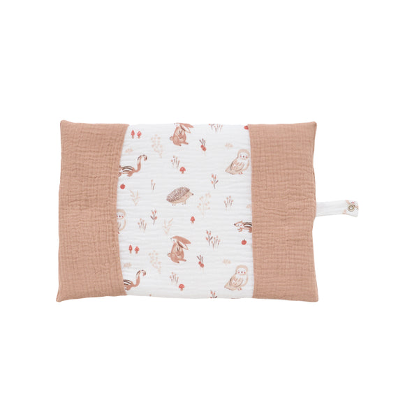 Protège-carnet de santé bébé ouvert rabats coton