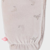 Pyjama bébé écru en velours avec broderie phoques NOUKIES