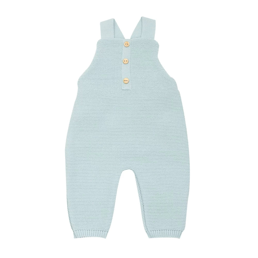 Salopette bébé en maille Vert sauge