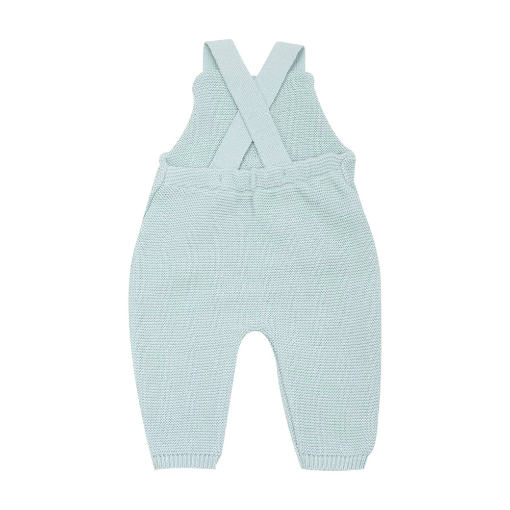Salopette bébé en maille Vert sauge