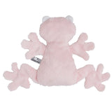 Miroir doudou d'éveil grenouille rose très clair
