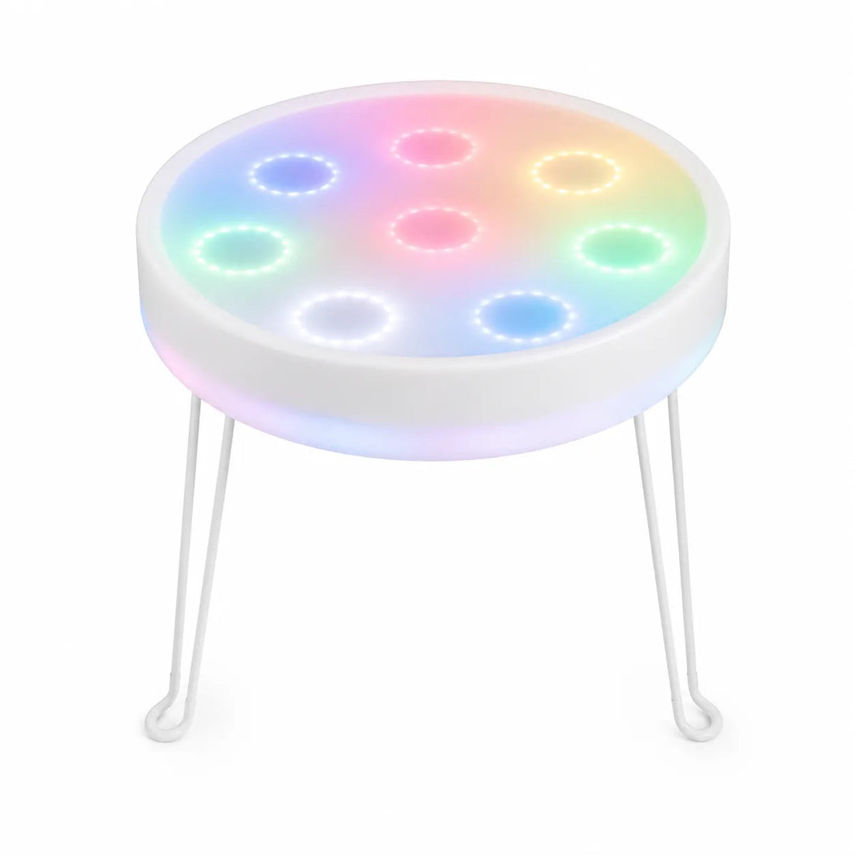 Table Sensorielle Lumineuse Lumi'Sense – 8 Couleurs LED – Crème ✨ BO JUNGLE