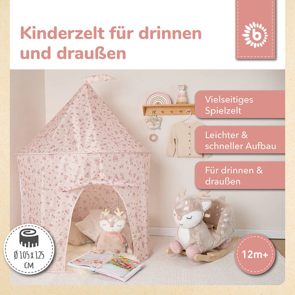 Tente de jeu bébé – Dreamy flowers BIECO