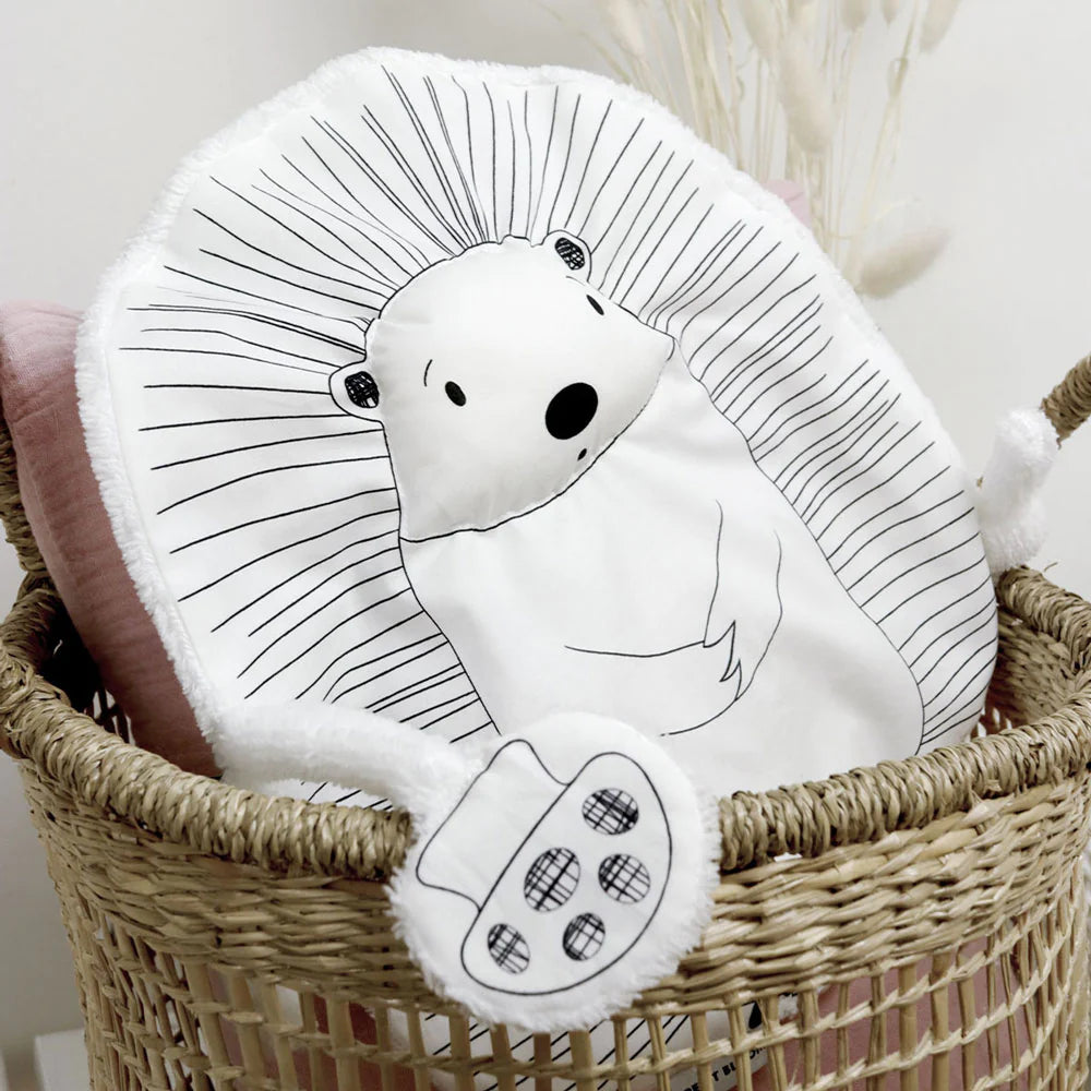 Doudou plat Hérisson Petit Bloom Avent Bébé